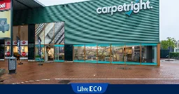 Carpetright Belgique dépose le bilan: les magasins et le site en ligne fermés