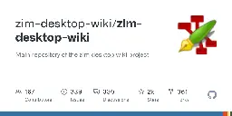 GitHub - zim-desktop-wiki/zim-desktop-wiki: Main repository of the zim desktop wiki project