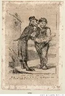 "Ratapoil fesant de la propagande", Caricature se moquant des opportunistes politiques par Daumier, un autheur anti-Bonapartiste (1848)