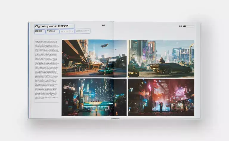 Une page du livre mentionné, qui parle du jeu Cyberpunk 2077