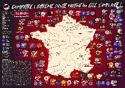 Carte des mouvements d'extrême droite en France - jlai.lu