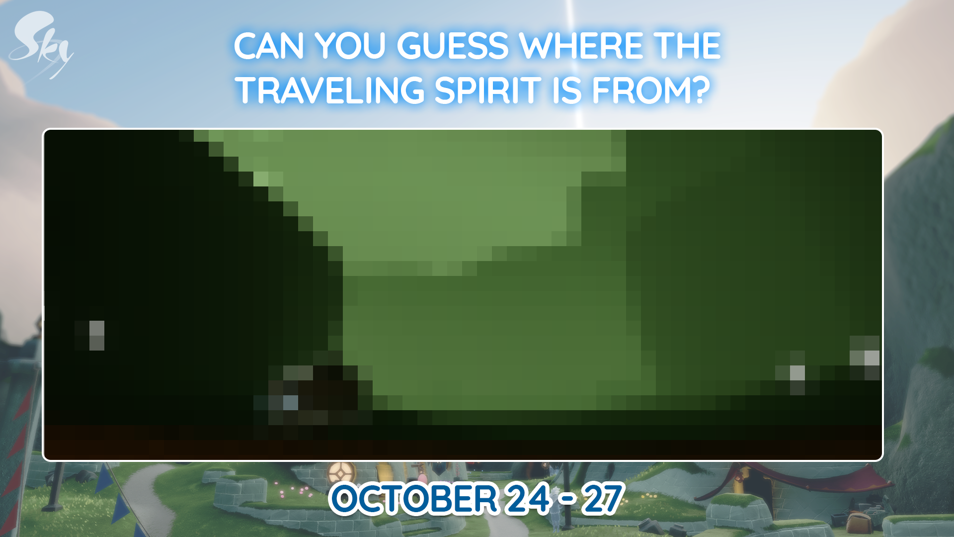 🕯️ Can you guess where this Traveling Spirit comes from? 🕯️