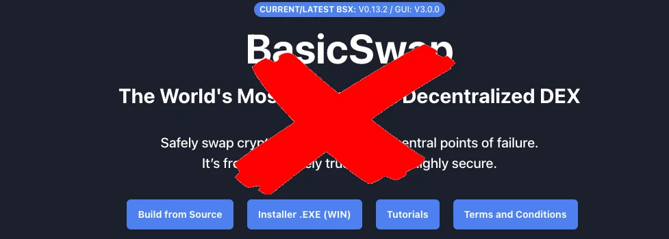 basicswapdex anti-competative defamation scamming