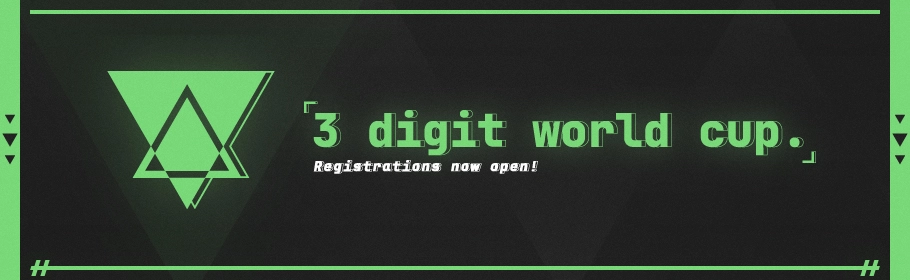 3 Digit World Cup 2025: Registrations Now Open! · news