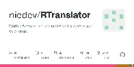 [Android] RTranslator: FR 1ere app (quasi) open source de traduction en temps réel - EN 1st (almost) open source real-time translation app