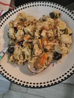 [BonneBouffe] Risotto de la mer, poireaux, olives par CaseyCartman