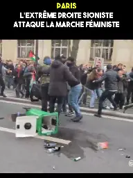 Paris : provocation sioniste à la marche féministe - Contre Attaque