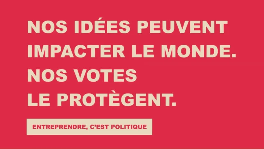 Entreprendre c'est Politique