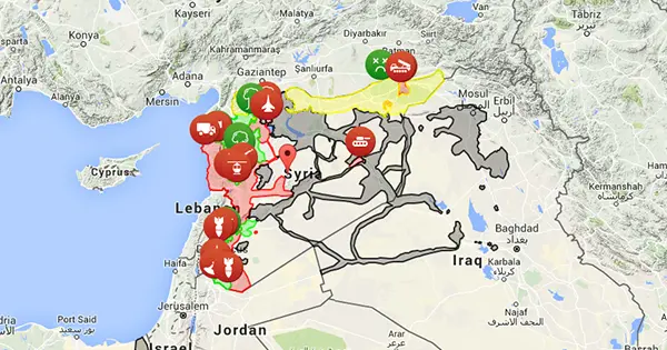 Map of Syrian Civil War - Syria news and incidents today - syria.liveuamap.com