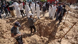 Hundreds of bodies unearthed in Khan Younis hospital mass graves